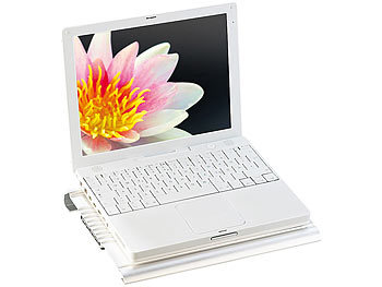 c-enter Notebook Aluminium Cooler-Pad mit 3-Port USB2.0-Hub