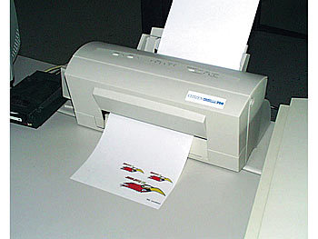 Klebefolie bedrucken Tintenstrahldrucker