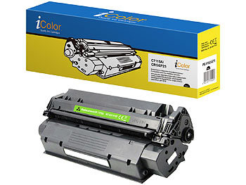 Rebuilt Toner-Cartridges für Laserdrucker, HP: iColor recycled HP & Canon C7115A / EP-25 Toner- Rebuilt