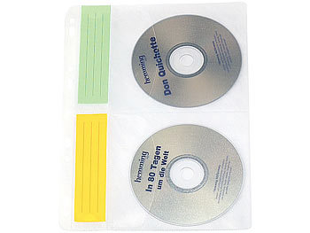 General Office DVD/CD Ringbucheinlagen 2 x 2 für 40 CD/DVD