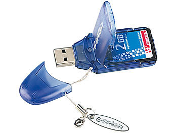 c-enter Micro Card Reader/Writer SD/MMC USB 2.0 "Card Storage" SDHC