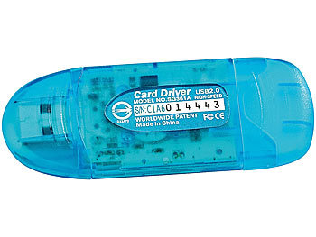 c-enter Micro Card Reader/Writer SD/MMC USB 2.0 "Card Storage" SDHC