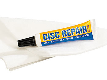 Disc Repair Ultra Kratzer-Entferner für CDs, DVDs und Blu-ray-Discs, inkl. Poliertuch