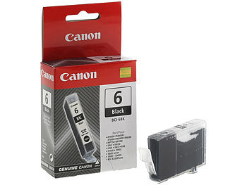 Original Tintenpatronen für Tintenstrahldrucker, Canon: CANON Original Tintenpatrone BCI-6BK, black