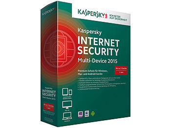 Kaspersky Internet Security 2015 Multi Device (3 Geräte) inkl. Upgrade