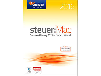 WISO Steuer:Mac 2016 Für Das Steuerjahr 2015