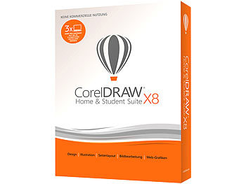 CorelDraw Home & Student Suite X8 inkl. Grafiktablett One by Wacom
