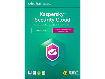 Kaspersky Security Cloud Personal Edition für 5 Geräte