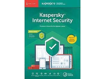 Kaspersky Internet Security 2019 für PC/Mac + Android-Security (Key-Karte)