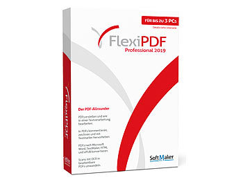 FlexiPDF Professional 2019 fÃ¼r bis zu 3 PCs / Software