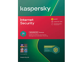 Kaspersky Internet Security 2021 für PC/Mac + Android-Security (Key-Karte)