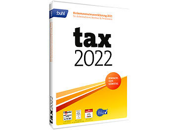 Tax Steuersoftware: BUHL tax 2022 (für das Steuerjahr 2021)