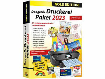 Druckvorlage-Software: MUT Das große Druckereipaket 2023 - Gold Edition