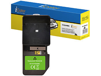Tonerkartuschen: iColor Toner-Kartusche TK-5240K für Kyocera-Laserdrucker, black (schwarz)