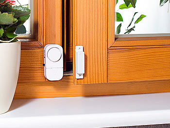 3x Alarmanlage Tür-Alarm Fenster-Alarm Sirene Türalarm Fensteralarm Sicherung 