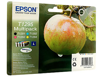 Epson Original Tintenpatronen Multipack T1295, BK/C/M/Y