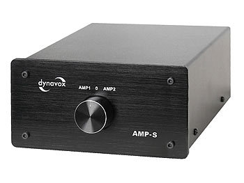 Dynavox Verstärker-/Boxen-Umschalter AMP-S, schwarz