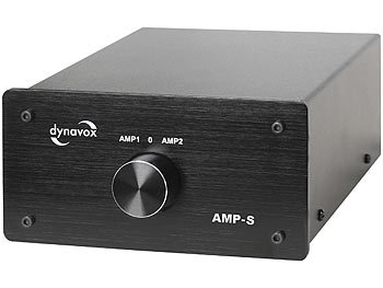 Dynavox Verstärker-/Boxen-Umschalter AMP-S, schwarz