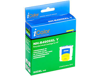 iColor recycled Recycled Cartridge für HP (ersetzt C4909AE No.940XL), yellow