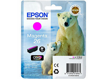 Original Tintenpatrone T2613, magenta / Epson Expression Premium Xp 600