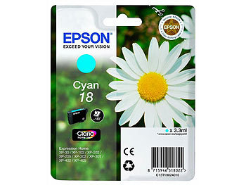 Epson Original Tintenpatrone T1802, cyan