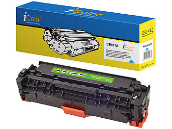 Patrone Laserdrucker: iColor Kompatibler HP CE411A / 305A Toner, cyan