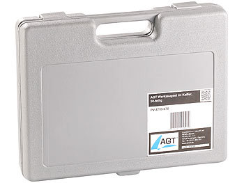 AGT Werkzeugset im Koffer WZK-502, 50-teilig