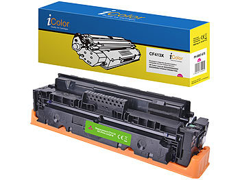 Laser-Drucker-Patrone: iColor Kompatibler Toner für HP CF413X / 410X, magenta