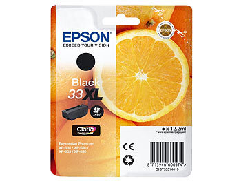 Original-Patrone, Epson: Epson Original Tintenpatrone 33XL T3351, black