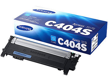 Laser Printer-Cassetten: Samsung Original Tonerkartusche CLT-C404S, cyan