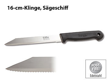 Löffler Hochwertiges 7er-Set Edelstahl-Messer und -Sparschäler aus Solingen