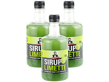 Sirup Royale mit Limetten-Geschmack, 3x 0,5 Liter, PET-Flaschen
