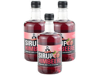 Sirup Royale mit Himbeer-Geschmack, 3x 0,5 Liter, PET-Flaschen