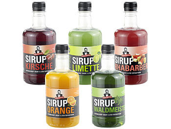 Sirup für Wassersprudler:  Sirup Royale Probierpaket, 6 Geschmacksrichtungen, je 0,5 Liter, PET