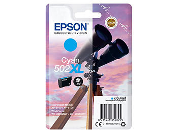 Epson Original-Tintenpatrone 502XL C13T02W24010, cyan, 6,4 ml