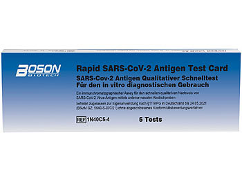 Boson SARS-CoV-2 Antigen-Schnelltest zur Eigenanwendung, 20er-Set
