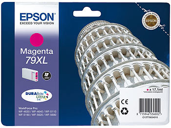 Epson Original Tintenpatrone T7903, 79XL, magenta