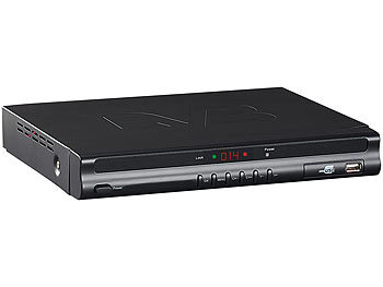 auvisio DVB-T-Receiver & Mediaplayer mit Videorecorder & HDMI, schwarz