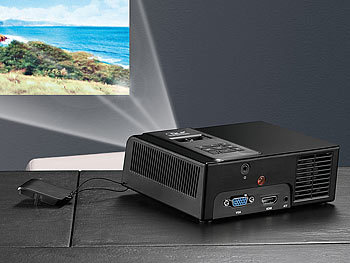 SceneLights HDMI-DLP-Beamer DL-345.HDMI SVGA/ 200 Lumen/ 2000:1
