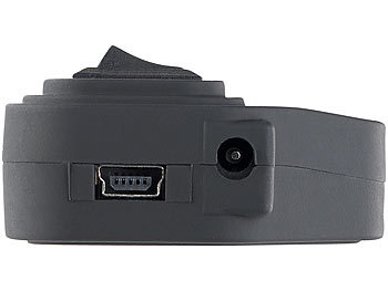 Xystec Aktiver USB-2.0-Hub mit 7 Ports, einzeln schaltbar, 2-A-Netzteil