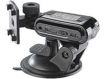 Somikon DVR-Cockpitkamera "MDV-2700.VGA" mit Navihalterung