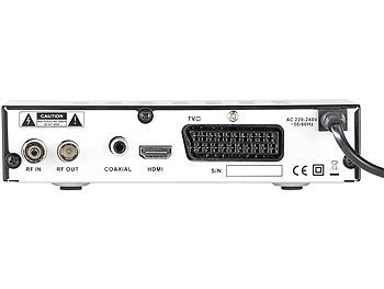 auvisio Digitaler DVB-C-Kabelreceiver DCR-100.fhd, Full HD