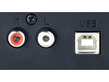 Q-Sonic USB-Plattenspieler mit autarkem Recorder UPL-345.d + Software