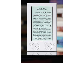 eLyricon eBook-Reader & Media-Player "EBX-500.TFT" 12,7cm/5" Farb-TFT