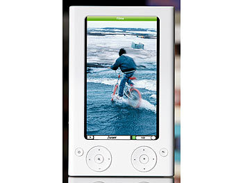 eLyricon eBook-Reader & Media-Player "EBX-500.TFT" 12,7cm/5" Farb-TFT