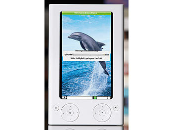 eLyricon eBook-Reader & Media-Player "EBX-500.TFT" 12,7cm/5" Farb-TFT