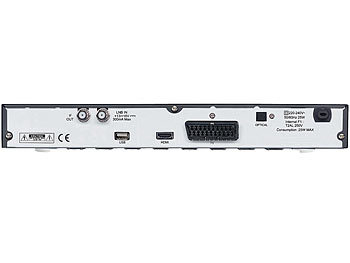 esoSAT HD-Sat-Receiver SR550HD+ inkl. 1 Jahr HD+ und HDMI-Kabel GRATIS