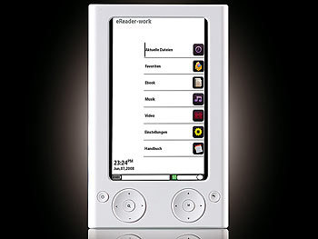 eLyricon eBook-Reader & MP3-Player EBX-400.TFT mit 12,7cm/5" Farb-TFT