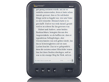 eLyricon 6" eBook-Reader EBX-610.T mit E-Ink-Touchscreen  & MP3-Player