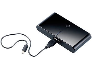 revolt Powerbank mit 12.000 mAh für iPad, iPhone, Handy & USB-Geräte